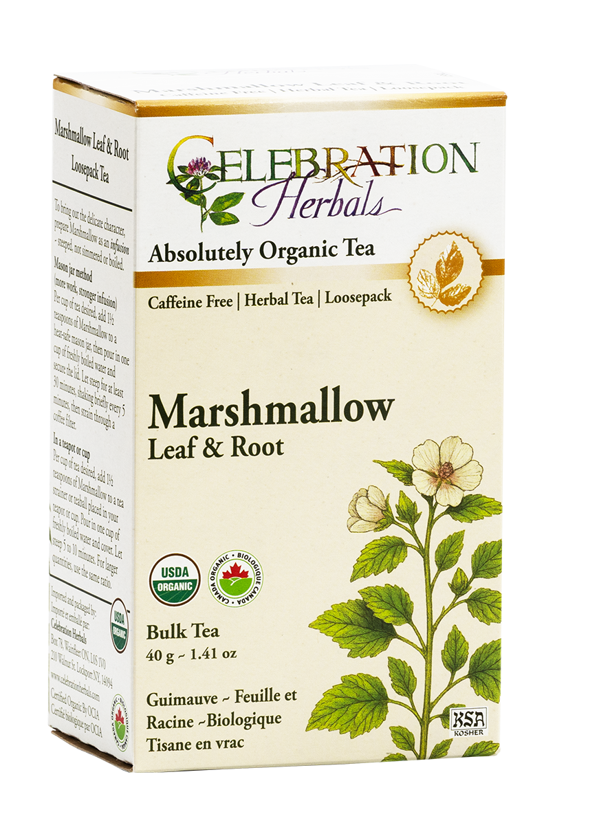 Celebration Herbals Organic Marshmallow Leaf & Root Tea – 40 g