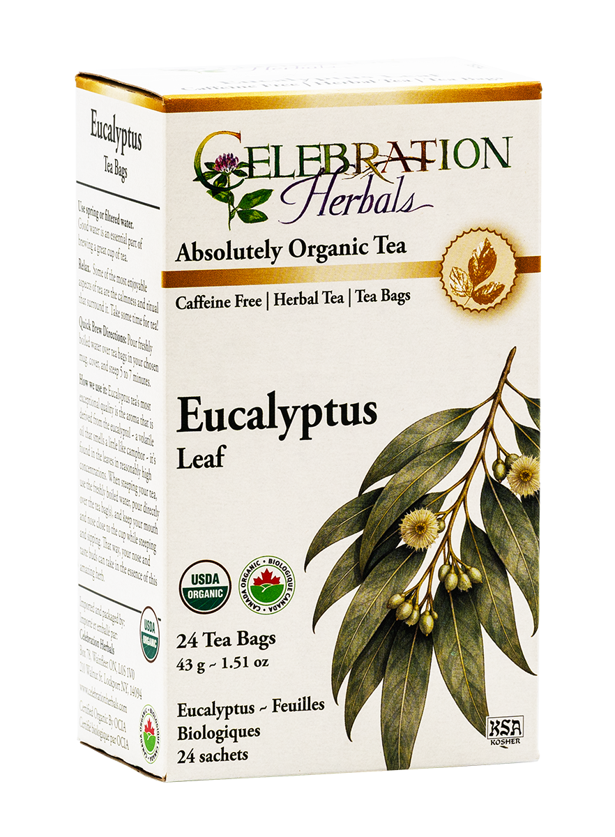 Celebration Herbals Organic Eucalyptus Leaf Tea – 24 Tea Bags
