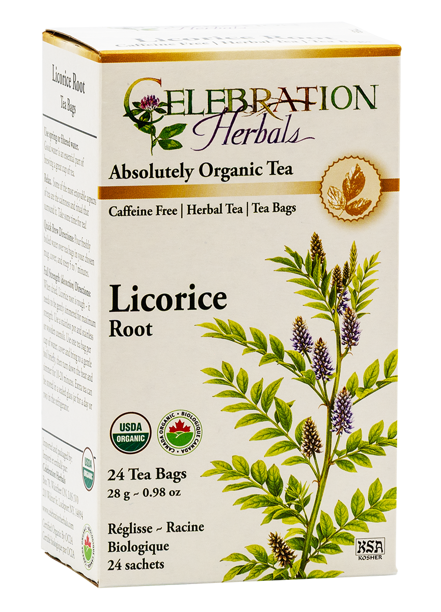 Celebration Herbals Organic Licorice Root Tea – 24 Tea Bags