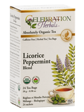 Celebration Herbals Organic Licorice Peppermint Blend Tea – 24 Tea Bags