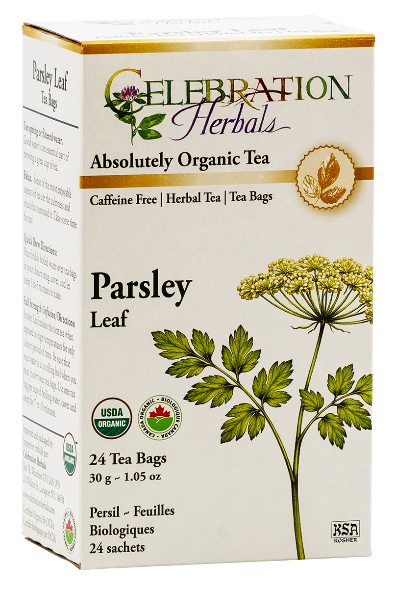 Celebration Herbals Organic Parsley Leaf Tea – 24 Tea Bags