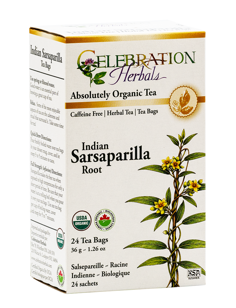 Celebration Herbals Organic Sarsaparilla Root Tea – 24 Tea Bags