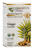 Celebration Herbals Organic Ginger Lemonade Tea – 24 Tea Bags