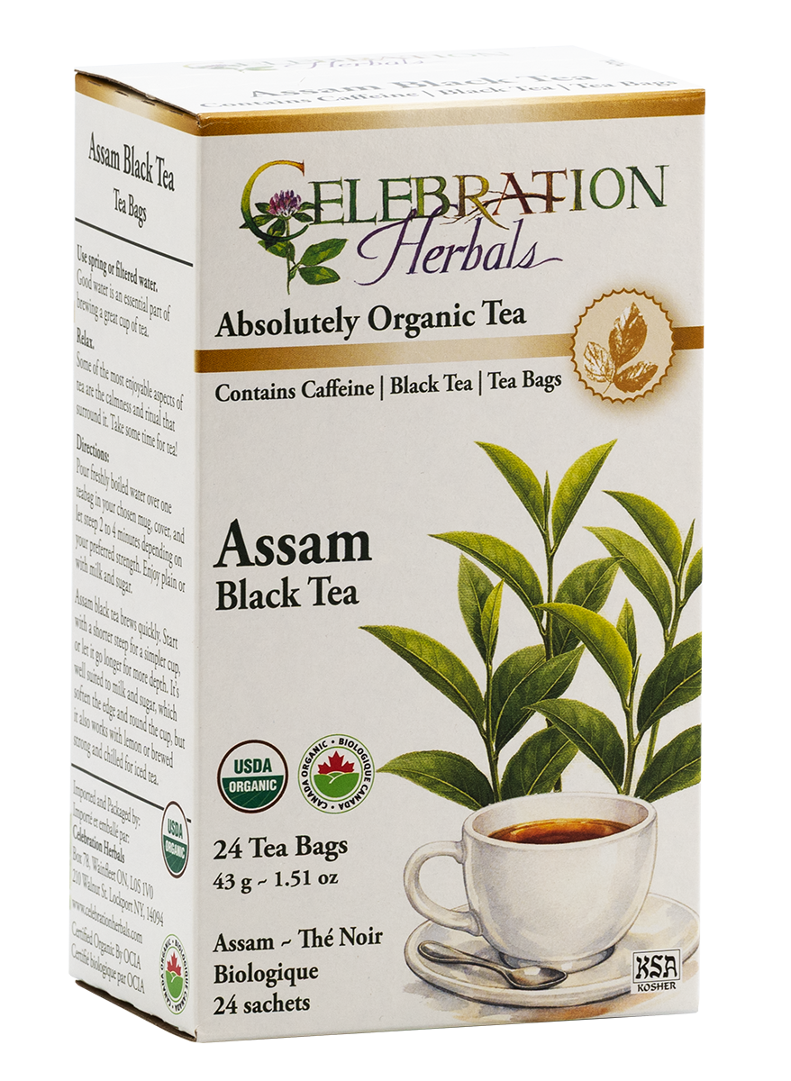 Celebration Herbals Organic Assam Black Tea – 24 Tea Bags