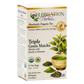 Celebration Herbals Organic Triple Green Matcha Tea – 24 Tea Bags