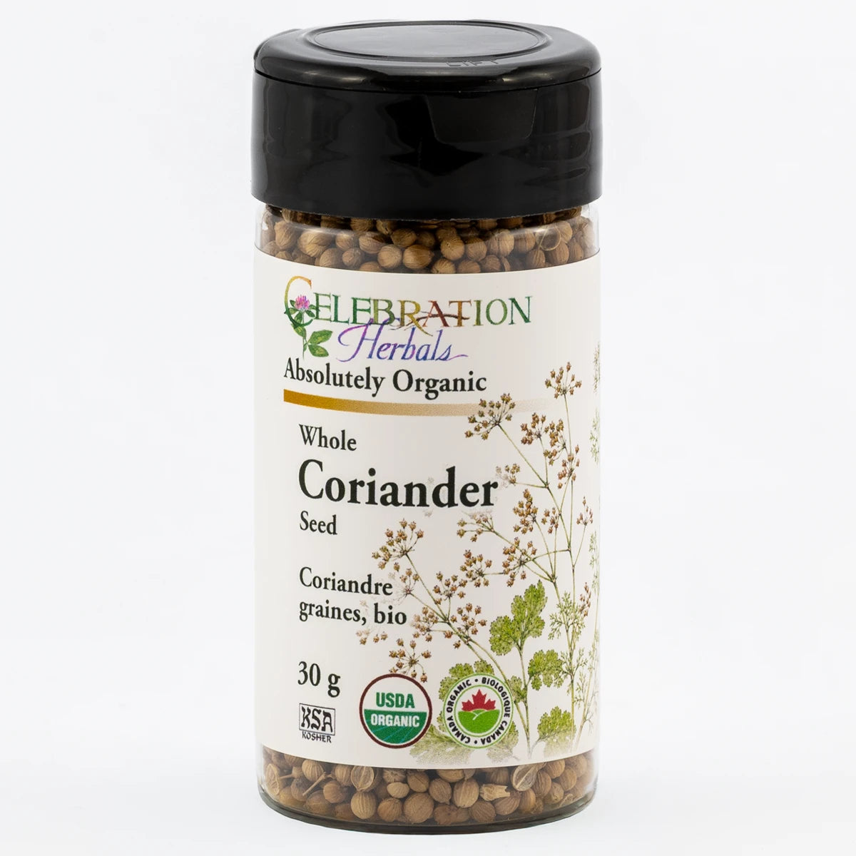 Celebration Herbals Organic Coriander Seed Whole – 30 g