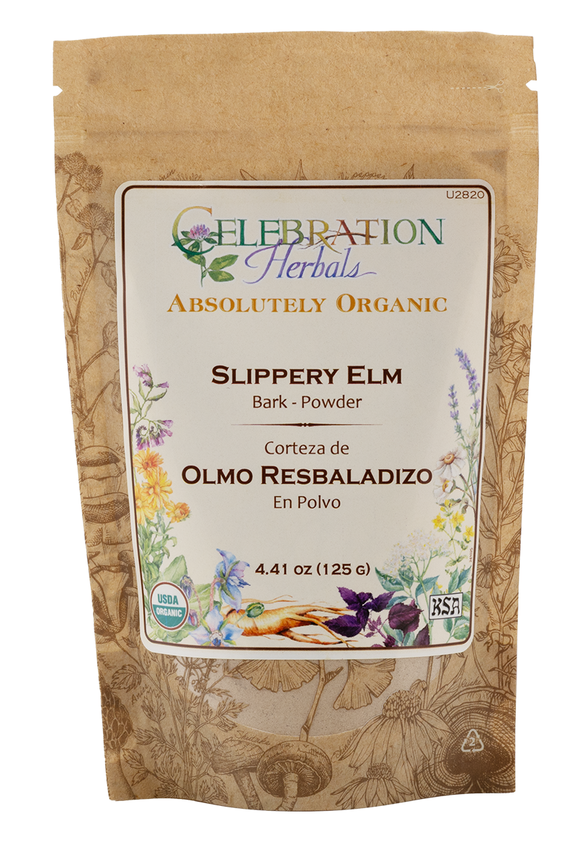 Celebration Herbals Organic Slippery Elm Bark Powder – 125 g