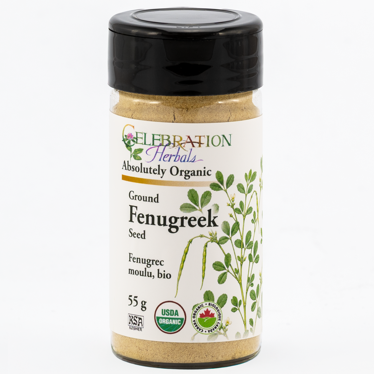 Celebration Herbals Organic Fenugreek Ground – 55 g