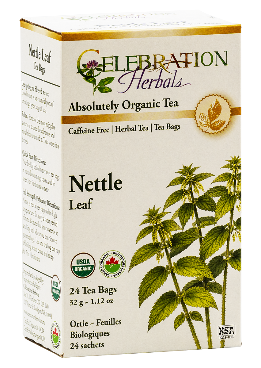 Celebration Herbals Organic Nettle Leaf Tea – 24 Tea Bags