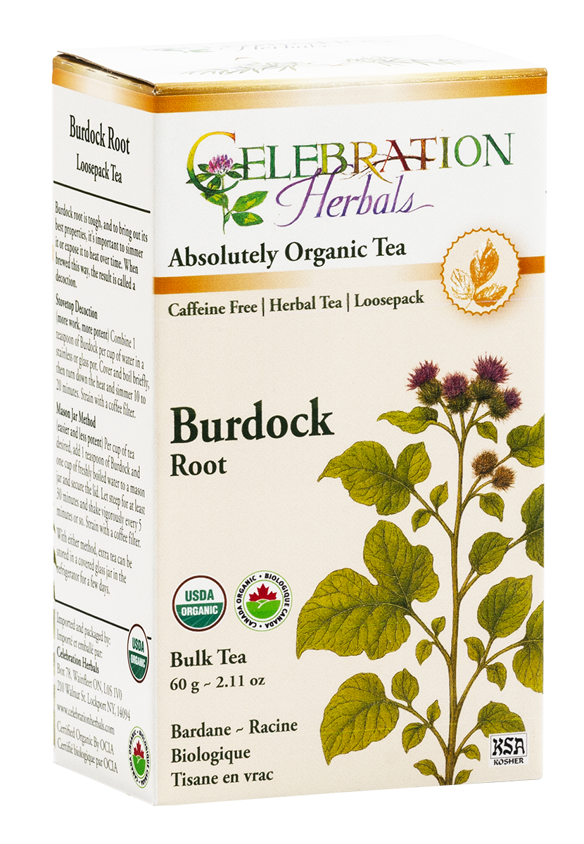 Celebration Herbals Organic Burdock Root Tea – 60 g