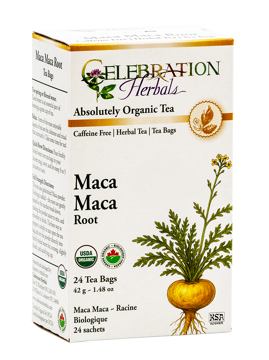 Celebration Herbals Organic Maca Root Tea – 24 Tea Bags