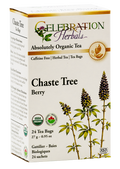 Celebration Herbals Organic Chaste Tree Berry Tea – 24 Tea Bags