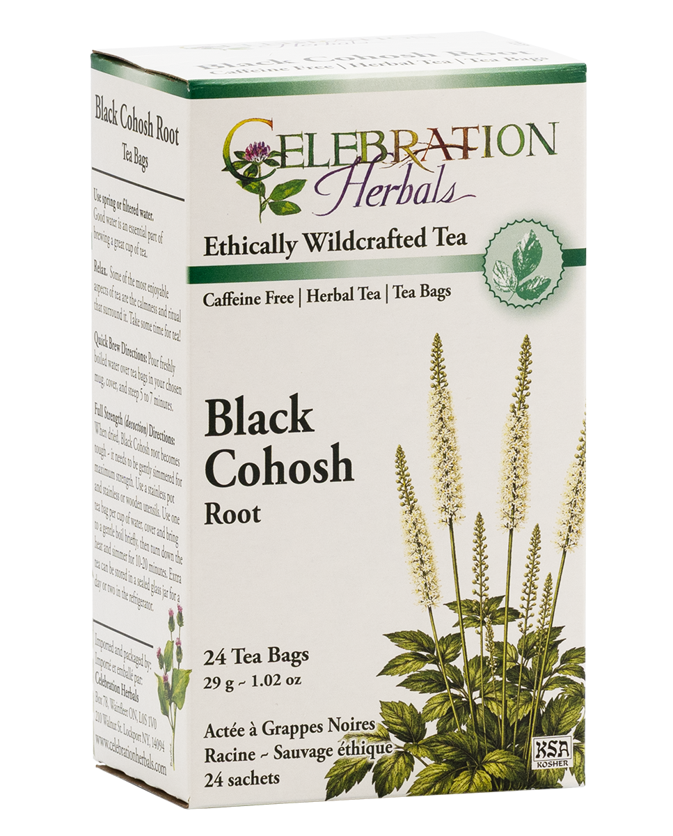 Celebration Herbals Black Cohosh Root Tea – 24 Tea Bags
