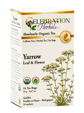 Celebration Herbals Organic Yarrow Leaf & Flower Tea – 24 Tea Bags