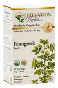 Celebration Herbals Organic Fenugreek Seed Tea – 24 Tea Bags