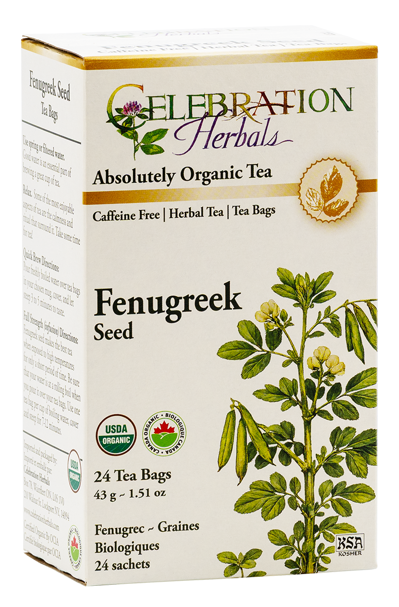 Celebration Herbals Organic Fenugreek Seed Tea – 24 Tea Bags