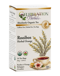 Celebration Herbals Organic Rooibos Herbal Orange Tea – 24 Tea Bags