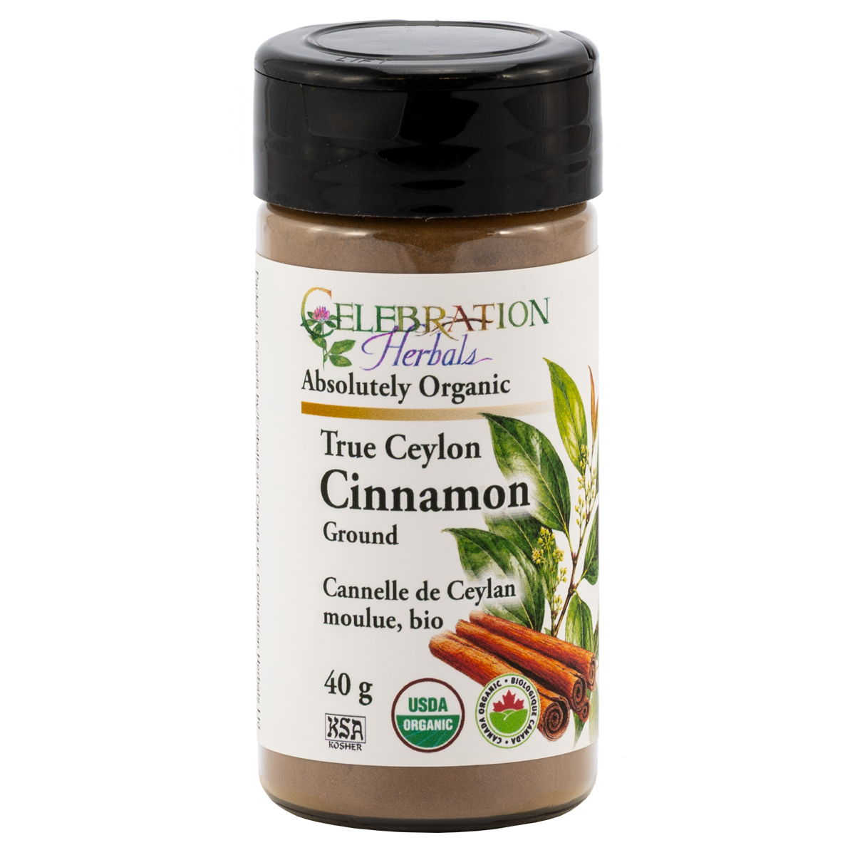 Celebration Herbals Organic Cinnamon Ceylon Ground – 40 g