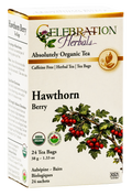 Celebration Herbals Organic Hawthorn Berry Tea – 24 Tea Bags