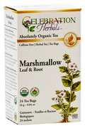 Celebration Herbals Organic Marshmallow Leaf & Root Tea – 24 Tea Bags