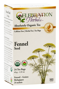 Celebration Herbals Organic Fennel Seed Tea – 24 Tea Bags