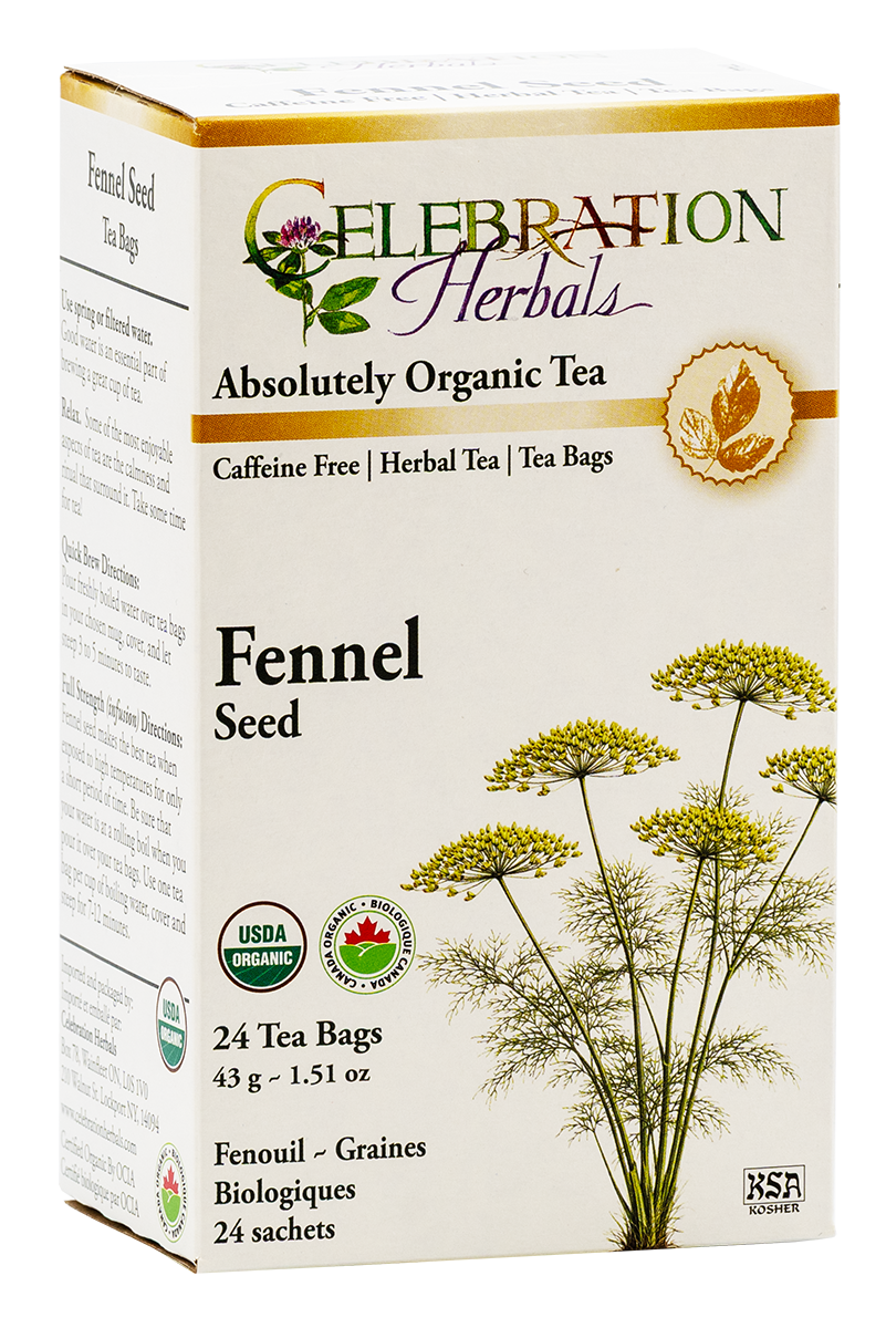 Celebration Herbals Organic Fennel Seed Tea – 24 Tea Bags