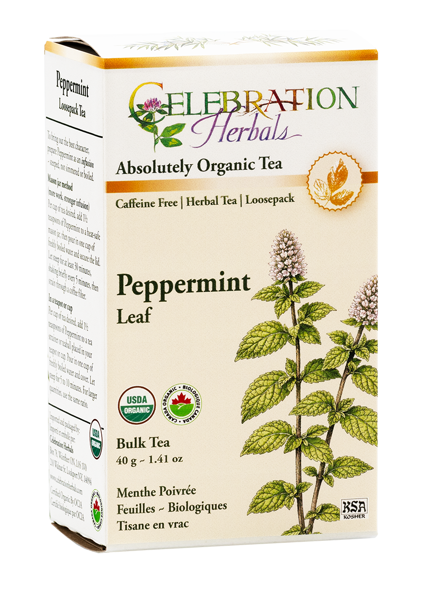 Celebration Herbals Organic Peppermint Leaf Tea – 40 g