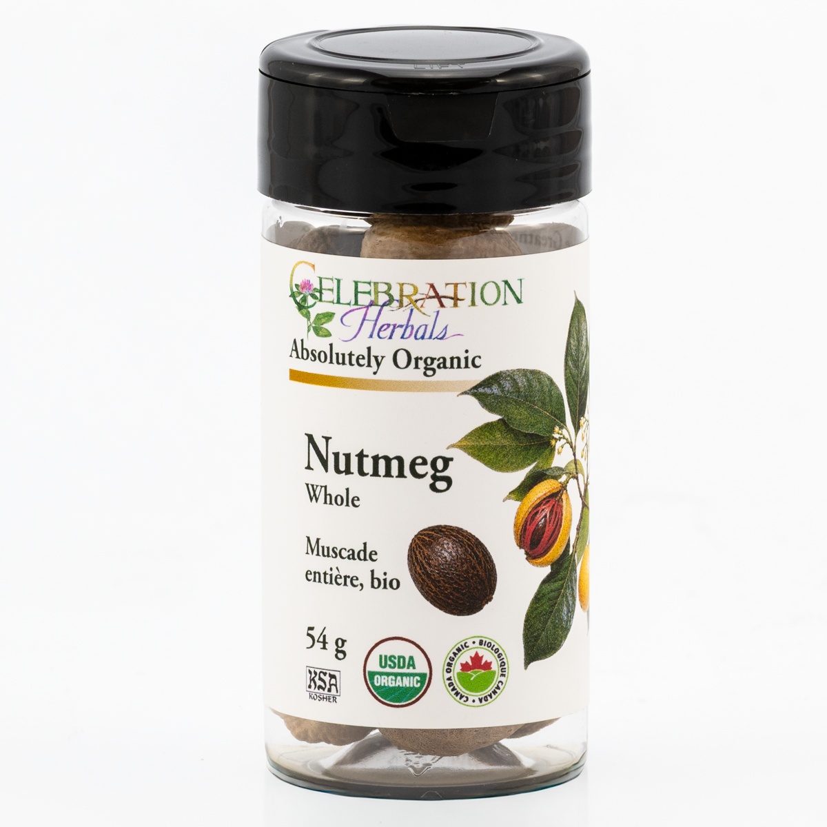 Celebration Herbals Organic Nutmeg Whole – 54 g