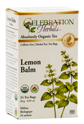 Celebration Herbals Organic Lemon Balm Tea – 24 Tea Bags