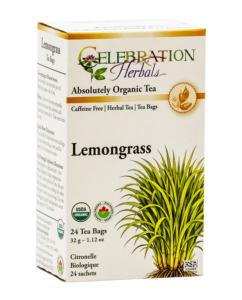 Celebration Herbals Organic Lemongrass Tea – 24 Tea Bags