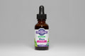 Maca extract bottle with dropper labeled 'Oregon's Wild Harvest' on a white background