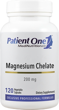 Patient One Magnesium Chelate 200 mg 120 Capsules - front product image