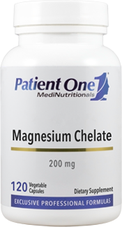 Patient One Magnesium Chelate 200 mg 120 Capsules - front product image