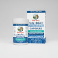 Mary Ruth's 3-in-1 Daily Digestive Health capsules and packaging on a white background