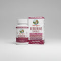 Mary Ruth's Berberine capsules bottle and packaging on a white background