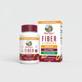 Mary Ruth's Fiber Gummies bottle and packaging on a white background