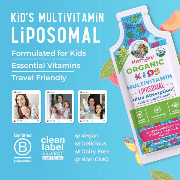MaryRuth's Kids Multivitamin Liposomal Pouches 14 ct - 0.5 oz each