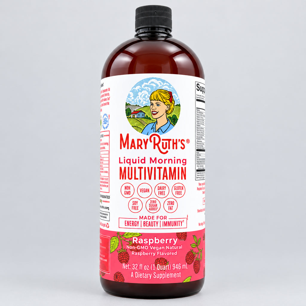 MaryRuth's Liquid Morning Multivitamin Raspberry 32 fl. oz