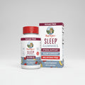 Mary Ruth's Sleep Gummies bottle and packaging on a white background