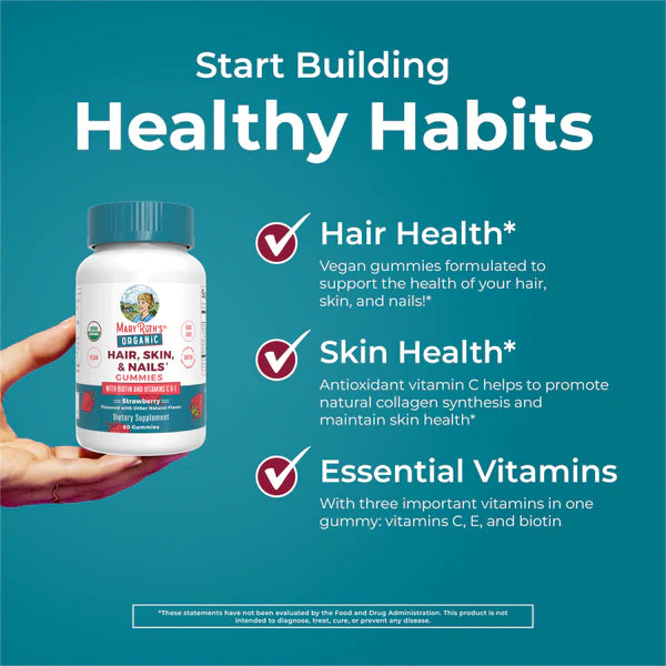 MaryRuth's Organic Hair, Skin, & Nails Gummies 60 ct
