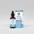 Mary Ruth's Organic Kids Ionic Zinc Liquid Drops bottle and packaging on a white background