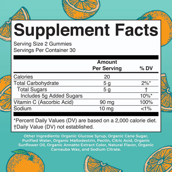 MaryRuth's Organic Kids Vitamin C Gummies 60 ct