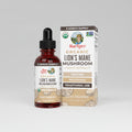Mary Ruth's Organic Lion's Mane Mushroom Liquid Extract bottle and packaging on a white background