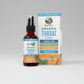 Mary Ruth's Organic Throat Spray bottle and packaging on a white background