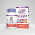 Mary Ruth's Organic Toddler Multivitamin Gummies packaging with bottle and box on a white background