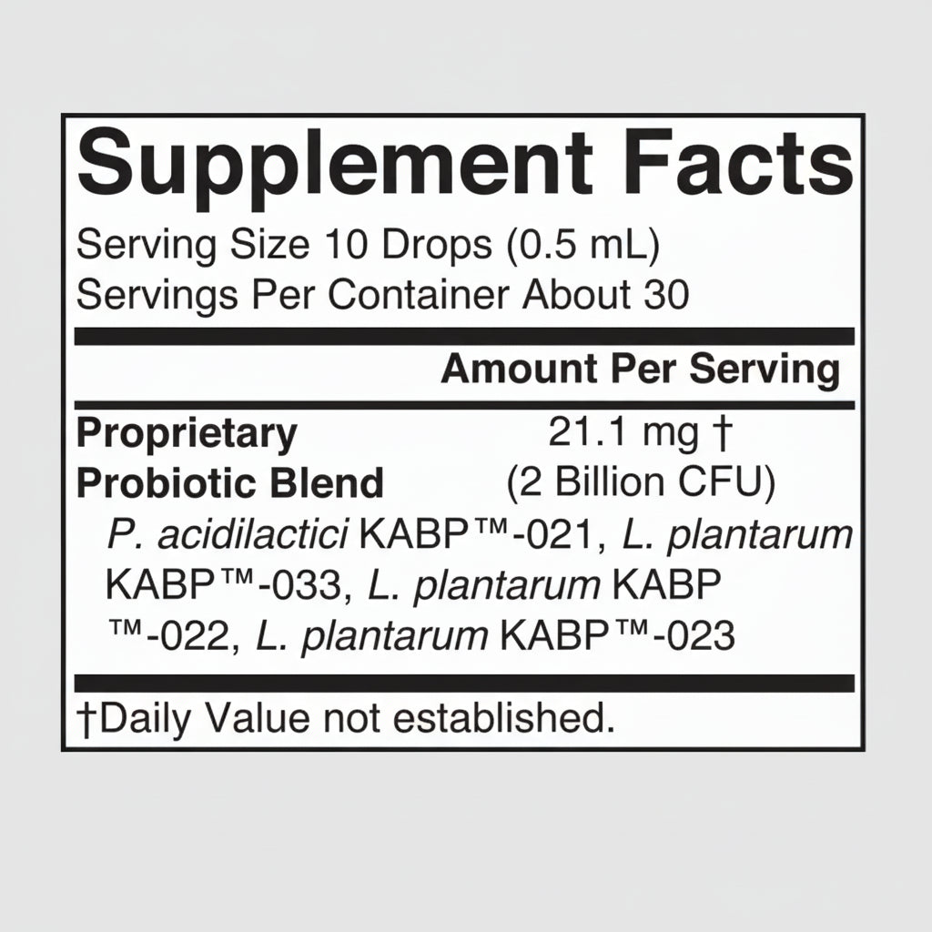 Supplement facts label with raspberry pattern on a pink background