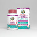 Mary Ruth's Sea Moss Gummies bottle and packaging on a white background