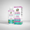 Mary Ruth's Sea Moss supplement bottle and packaging on a white background