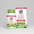 Mary Ruth's Vitamin D3+B12 Gummies packaging with bottle and box on a white background