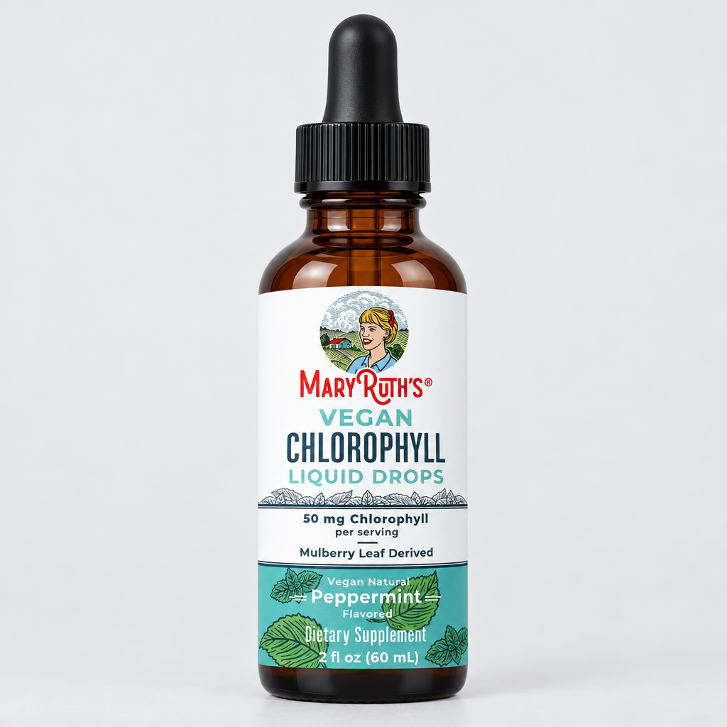 MaryRuth's Vegan Chlorophyll Liquid Drops Peppermint 2 fl oz